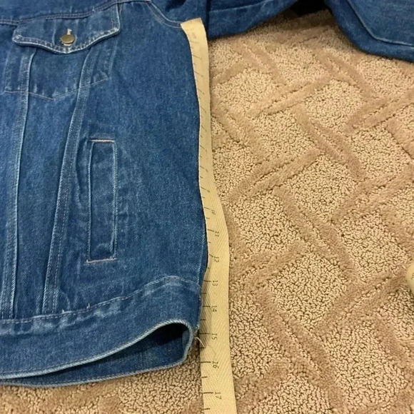 Vtg 80’s F14 Denim Jean Jacket - Picture 10 of 11